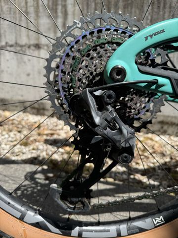 Gebrauchtes Propain Tyee SRAM X01 Eagle AXS 2020 Mountainbike, Grün — Bild 7 von 7