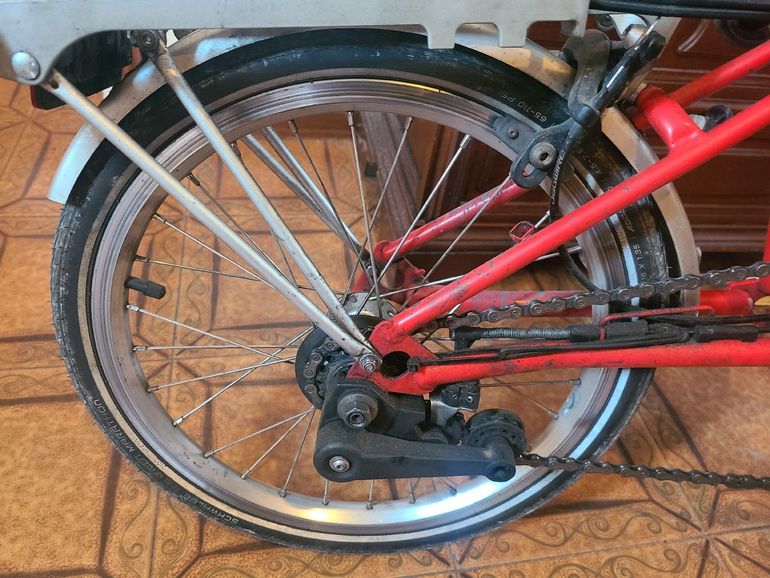 Used Brompton C Line Shimano GRX 2020 Urban, Red — image 6 of 6