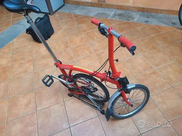 Used Brompton C Line Shimano GRX 2020 Urban, Red — image 4 of 4