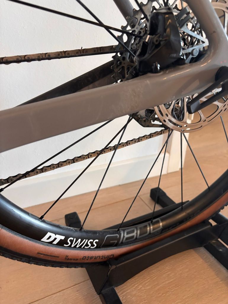 Used Canyon Grizl CF SL 7 eTap 2022 2022 Road & Gravel, Light Gray — image 9 of 9