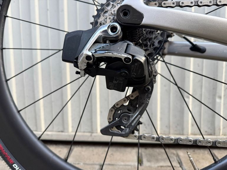 Used Argon 18 Nitrogen SRAM Red eTap AXS 2019 Road & Gravel, Light Gray — image 4 of 13