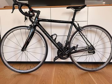 Brugt Cannondale Rennrad Vollcarbon M Elektronische Ultegra Shimano 2012 Road & Gravel
