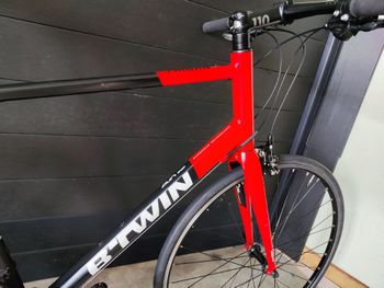 Used B’TWIN B’TWIN Custom Shimano Sora 2014 Road & Gravel, Rosso — image 8 of 10