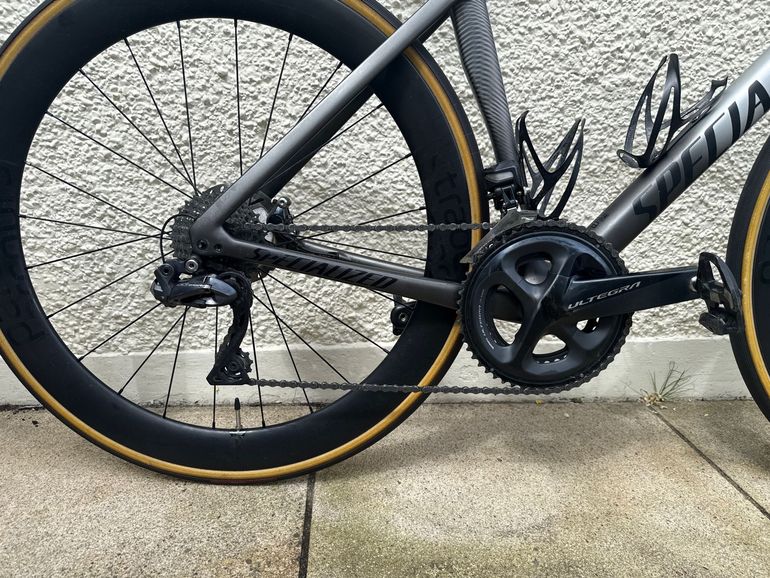 Used Specialized Tarmac SL7 Expert - Ultegra Di2 2021 2021 Road & Gravel, Light Gray — image 3 of 9