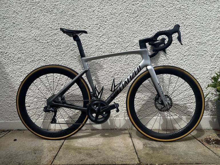 Used Specialized Tarmac SL7 Expert - Ultegra Di2 2021 2021 Road & Gravel, Light Gray — image 1 of 9
