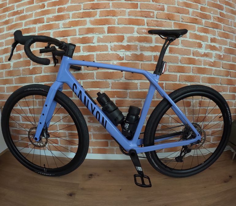 Used Canyon Grizl CF 6 2026 2026 Road & Gravel, Blue — image 2 of 12
