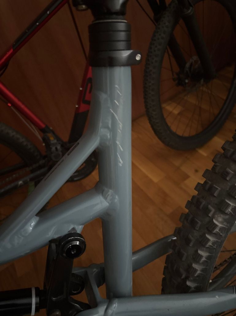 Used ROCKRIDER 29" All Mountain Mountain Bike AM 100 S 2021 2021 Mountainbike, Blue, 29 — image 7 of 8