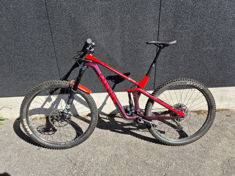 Used Canyon Strive CF 5.0 2019 2019 Mountainbike, Red, 29 — image 1 of 11