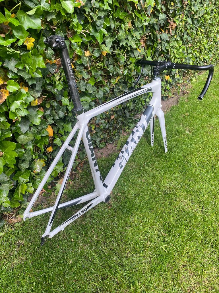 Used Giant Tcr Frameset 2015 Road & Gravel, Bianco — image 2 of 10