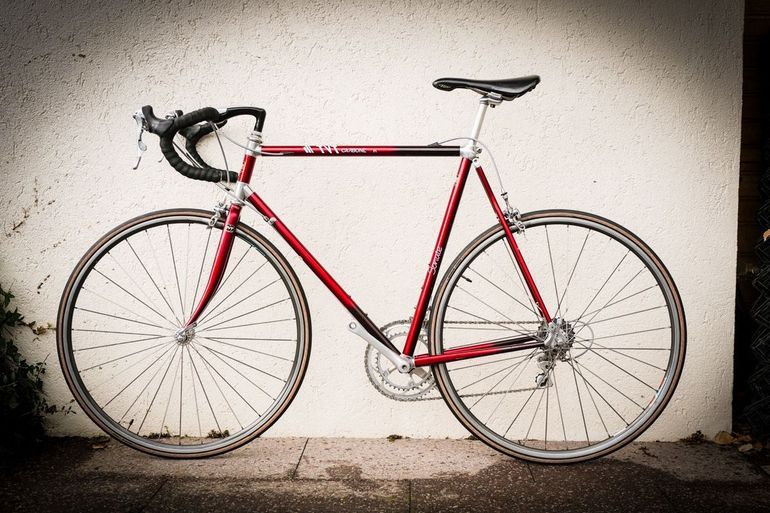 Used TVT Carbone HR Sonate 1992 Road & Gravel, Red — image 2 of 10