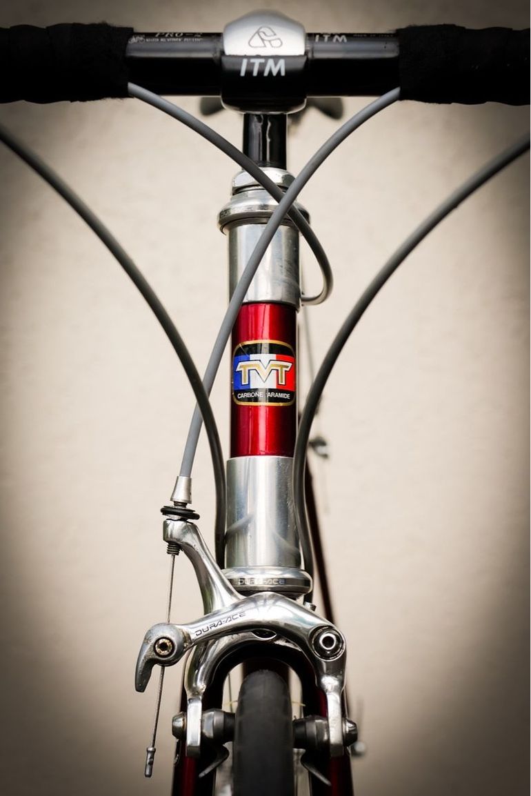 Used TVT Carbone HR Sonate 1992 Road & Gravel, Red — image 4 of 10