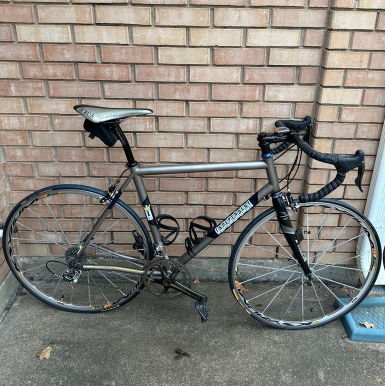 Used Independent Fabrication Crown Jewel Ti 2005 2005 Road & Gravel, Light Gray — image 3 of 13