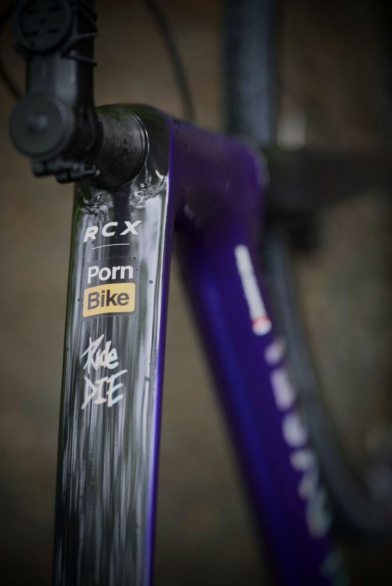 Used Van rysel Cyclocross Fahrrad RCX II Force AXS 12S lila 2025 2025 Road & Gravel, Purple — image 2 of 3