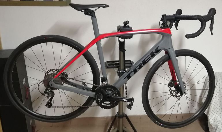 Used Trek Domane Shimano Tiagra 2020 Road & Gravel, Light Gray — image 1 of 5