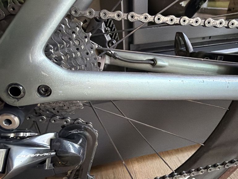 Used Specialized S-Works Tarmac SL7 - Shimano Dura-Ace Di2 2023 2023 Road & Gravel, Light Gray — image 7 of 7