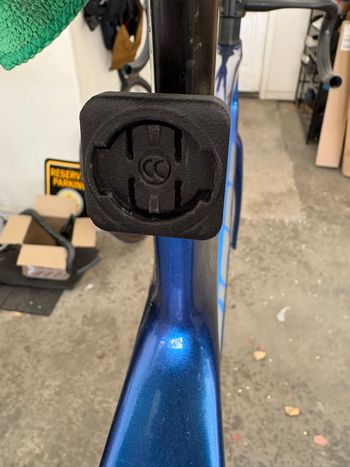 Used Giant TCR Advanced Pro 0 Disc 2021 Frameset 2021 Road & Gravel, Blue — image 9 of 11