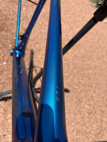 Used Giant TCR Advanced Pro 0 Disc 2021 Frameset 2021 Road & Gravel, Blue — image 4 of 11
