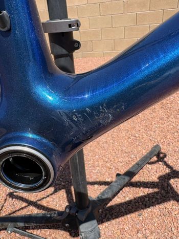 Used Giant TCR Advanced Pro 0 Disc 2021 Frameset 2021 Road & Gravel, Blue — image 5 of 11