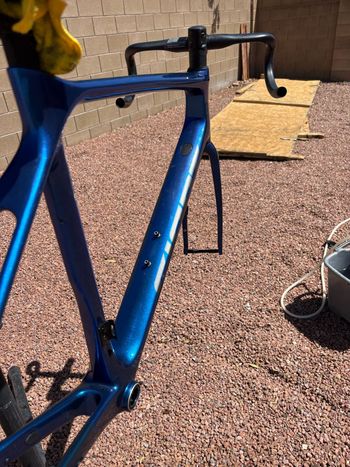 Used Giant TCR Advanced Pro 0 Disc 2021 Frameset 2021 Road & Gravel, Blue — image 3 of 11