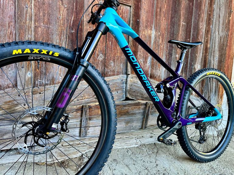 Used Mondraker Raze SRAM X0 Eagle AXS (T-Type) 2023 Mountainbike, Purple — image 7 of 11
