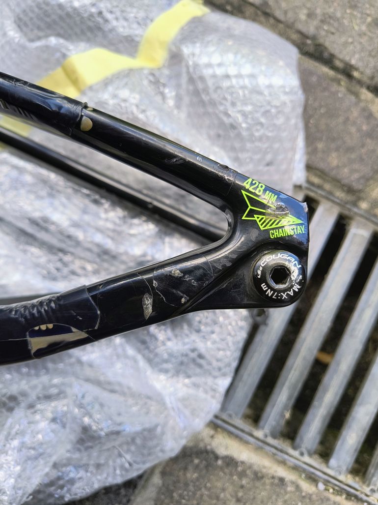Used Lee Cougan Crossfire 428 2021 Frameset 2021 Mountainbike, Verde — image 10 of 12