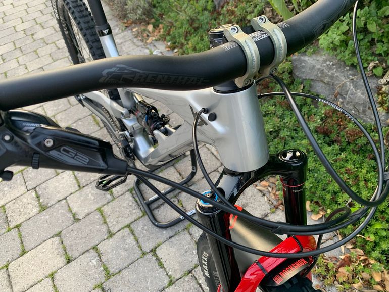Used YT YT Custom SRAM GX Eagle 2021 Mountainbike, Hellgrau — image 9 of 12