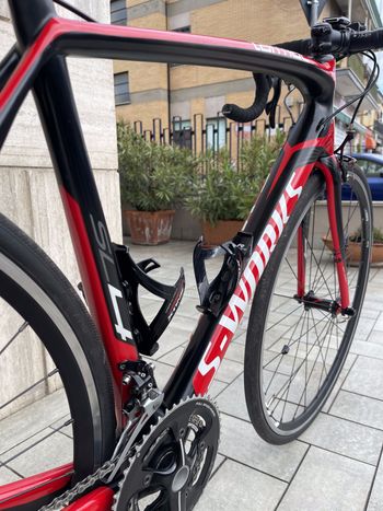 Used Specialized Specialized S-Works Tarmac SL4 2017 Road & Gravel, Red — image 4 of 9