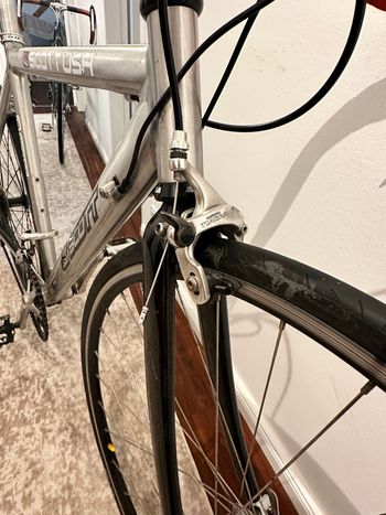 Used Scott Scott Rennrad Roadbike Aluminium Mit Carbon Gabel 2000 Road & Gravel, Hellgrau — image 4 of 6