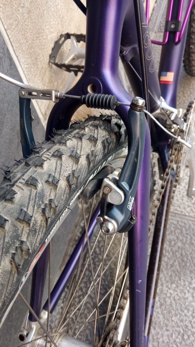 Used Trek Trek OCLV Carbon 9800 1995 Mountainbike, Violett — image 6 of 10
