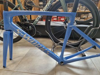 Used Specialized S-Works Tarmac SL7 Ready to Paint Frameset 2023 Frameset 2023 Road & Gravel, Blue — image 4 of 5
