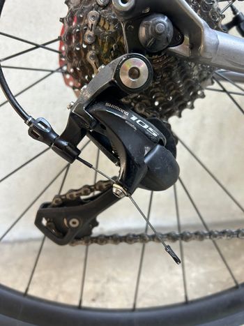 Used Cannondale Synapse Disc 105 2018 2018 Road & Gravel, Light Gray — image 6 of 18