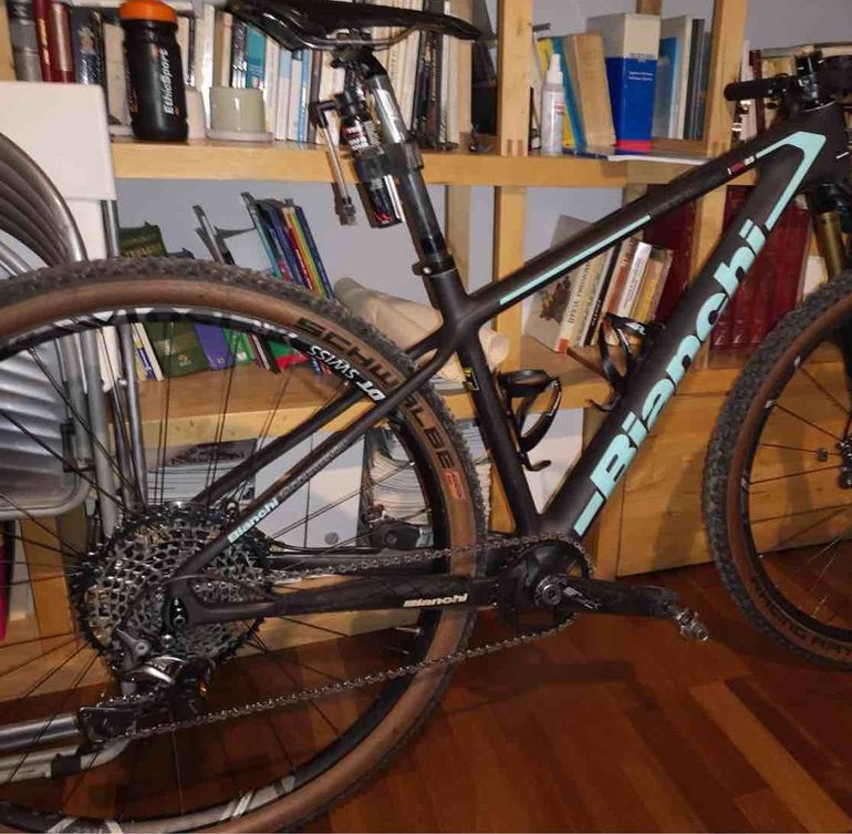 Used Bianchi MTB Methanol RS  M Frameset 2021 Mountainbike, Black — image 1 of 3