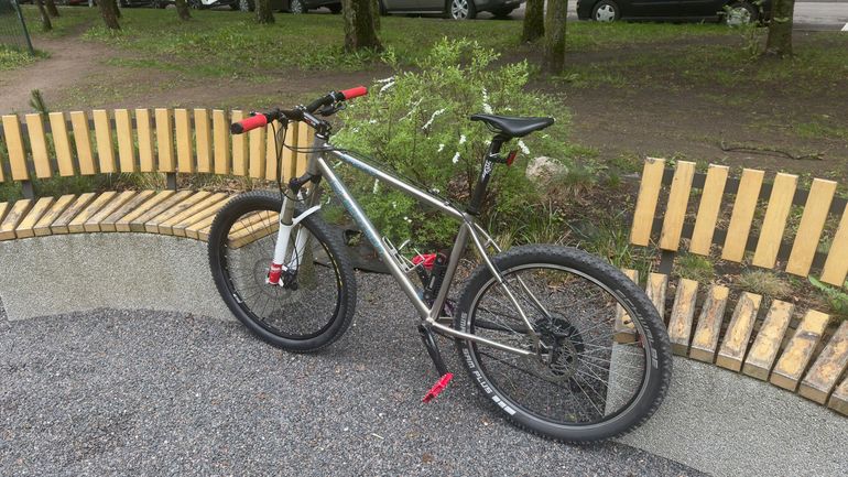Used Gilbertson Gilbertson Custom Shimano SLX 2016 Mountainbike, Grigio chiaro — image 6 of 15