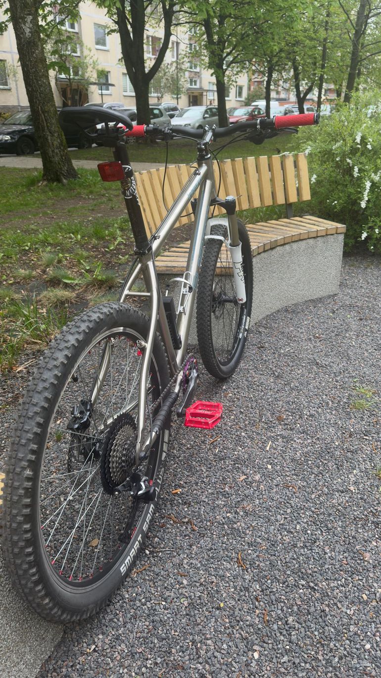 Used Gilbertson Gilbertson Custom Shimano SLX 2016 Mountainbike, Grigio chiaro — image 4 of 15