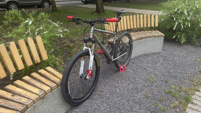 Used Gilbertson Gilbertson Custom Shimano SLX 2016 Mountainbike, Grigio chiaro — image 5 of 15