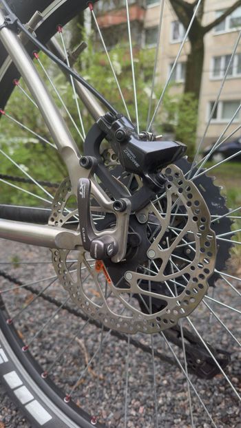 Used Gilbertson Gilbertson Custom Shimano SLX 2016 Mountainbike, Grigio chiaro — image 12 of 15