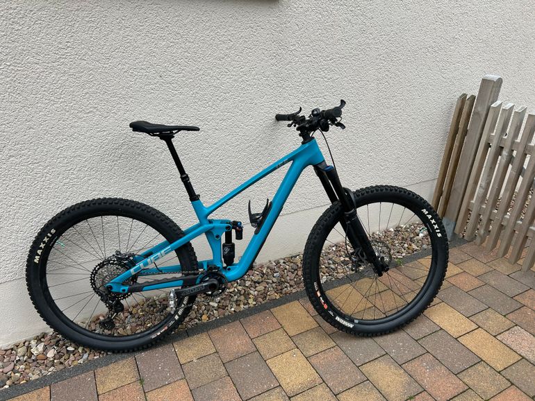 Used CUBE STEREO ONE55 C:62, SLX 29 2023 2023 Mountainbike, Azul — image 1 of 4