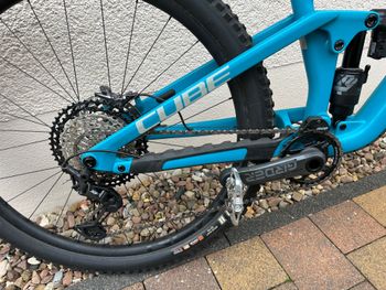 Used CUBE STEREO ONE55 C:62, SLX 29 2023 2023 Mountainbike, Azul — image 3 of 4