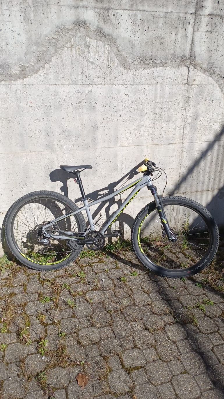 Used Specialized Men's Pitch Comp 27.5 2018 2018 Mountainbike, Light Gray, 27.5 — image 1 of 7