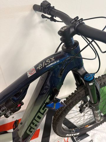Ghost E-ASX 160 Advanced 2022 2022 Mountainbike usato, Blu — immagine 4 di 6
