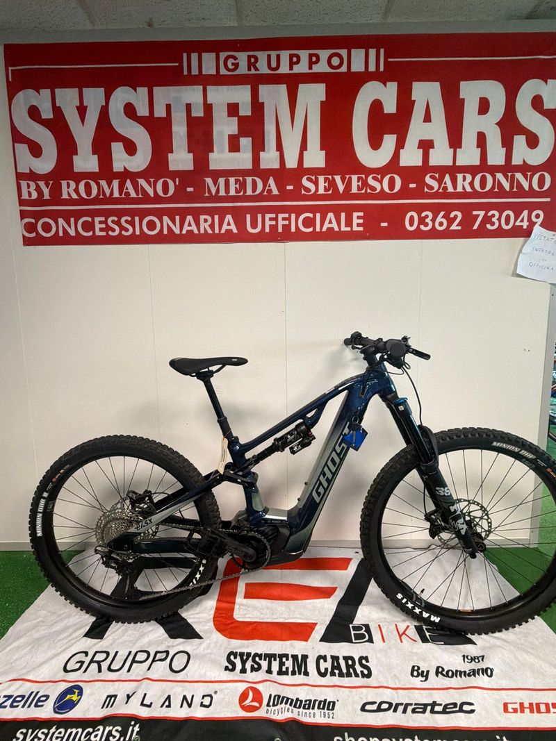 Ghost E-ASX 160 Advanced 2022 2022 Mountainbike usato, Blu — immagine 1 di 6