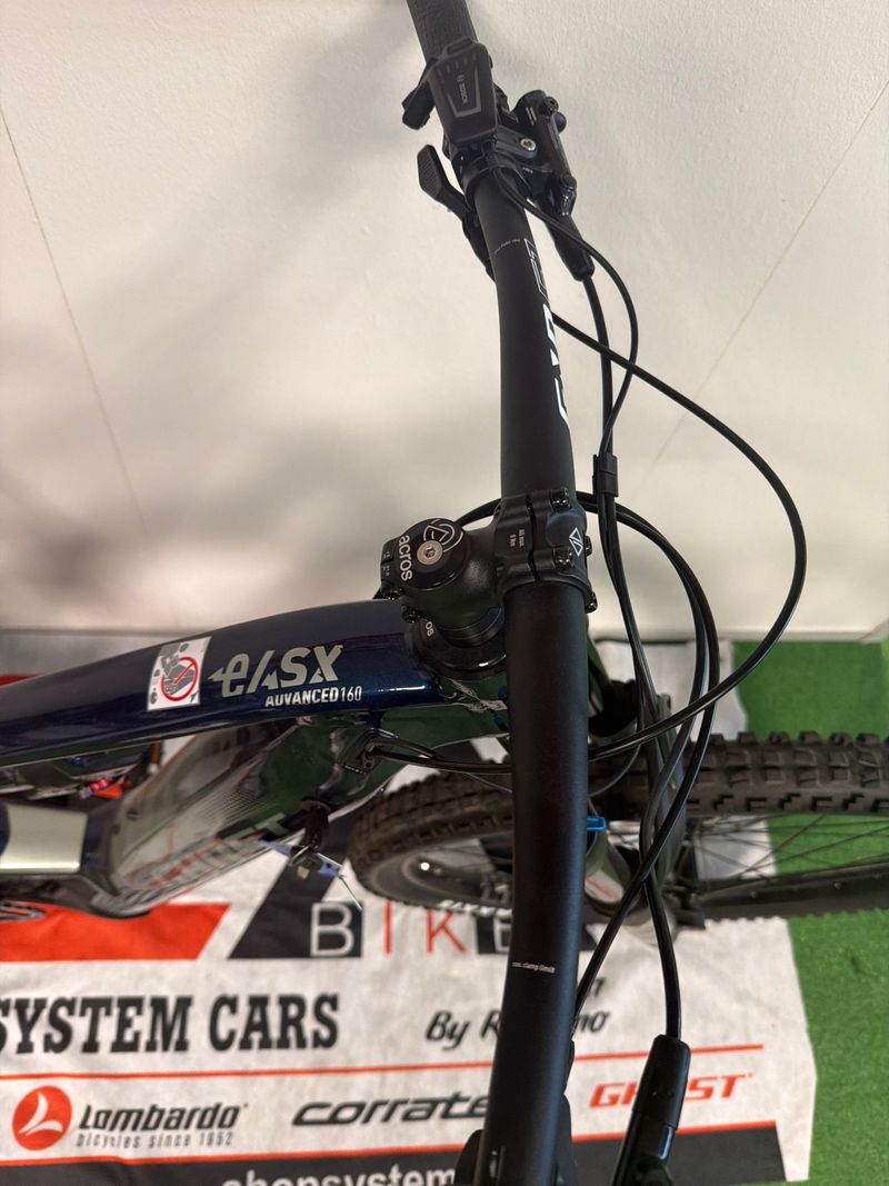 Ghost E-ASX 160 Advanced 2022 2022 Mountainbike usato, Blu — immagine 6 di 6