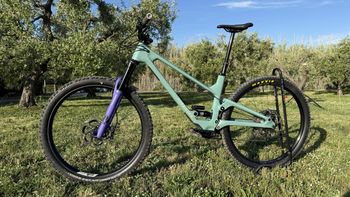Used Forbidden Druid Shimano Deore XT 2023 Mountainbike, Verde — image 7 of 12