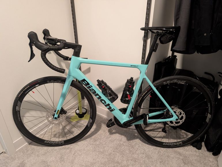 Used Bianchi Sprint 105 2025 2025 Road & Gravel, Blue — image 3 of 4