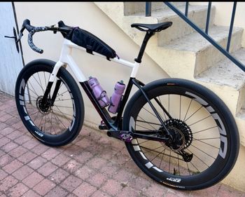 Used tavelo Tavelo Custom Frameset 2025 Road & Gravel, White — image 2 of 4
