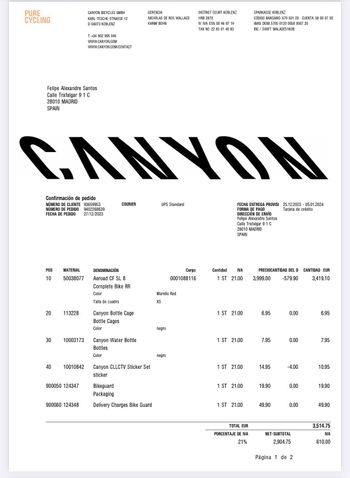 Used Canyon Aeroad CF SL 8 2023 2023 Road & Gravel — image 8 of 8