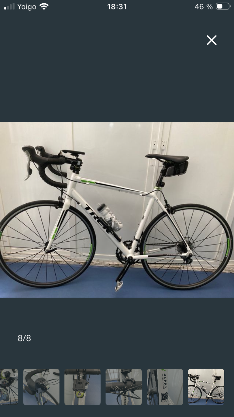 Used Trek 1.5 Shimano Tiagra 2017 Road & Gravel, Bianco — image 1 of 8
