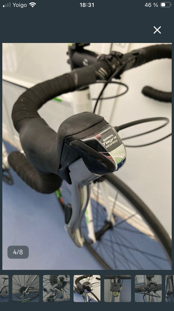 Used Trek 1.5 Shimano Tiagra 2017 Road & Gravel, Bianco — image 7 of 8