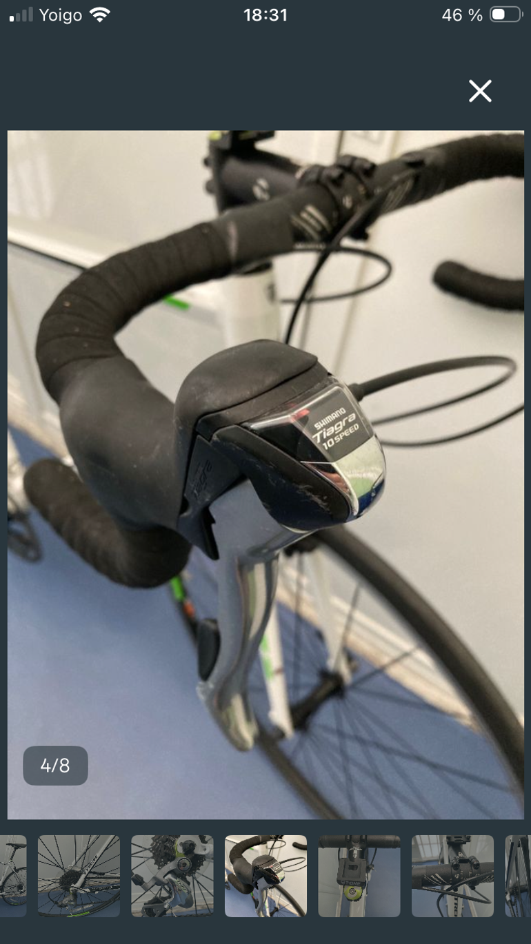Used Trek 1.5 Shimano Tiagra 2017 Road & Gravel, Bianco — image 7 of 8