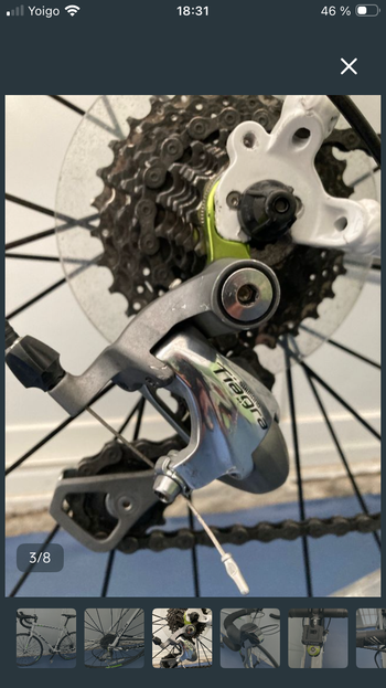 Used Trek 1.5 Shimano Tiagra 2017 Road & Gravel, Bianco — image 3 of 8
